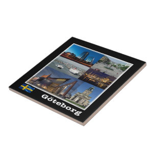 Azulejo De Cerâmica zSE004 GOTHENBURG, Suecia, Europa,