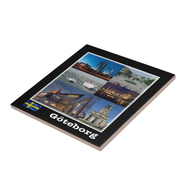 Azulejo De Cerâmica zSE004 GOTHENBURG, Suecia, Europa, (Lateral)