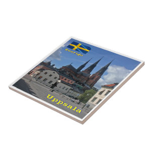 Azulejo De Cerâmica zSE007 UPPSALA, Suecia, Europa,