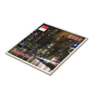 Azulejo De Cerâmica ZSG011 SINGAPURA, rio LION CITY, Ásia,