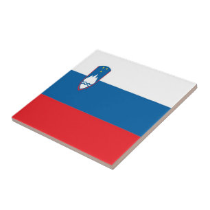 Azulejo De Cerâmica zSI001 BANDEIRA ESLOVENA ESLOVÊNIA,