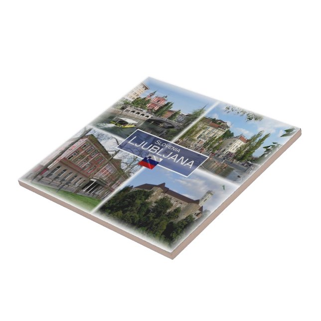 Azulejo De Cerâmica zSI017 LJUBLJANA, Eslovênia, Europa (Lateral)