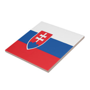 AZULEJO DE CERÂMICA ZSK001 SLOVAK FLAG ESLOVÁQUIA,