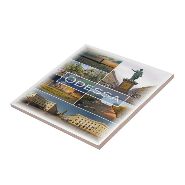 Azulejo De Cerâmica zUA005 ODESSA, Ucrânia, Europa, (Lateral)