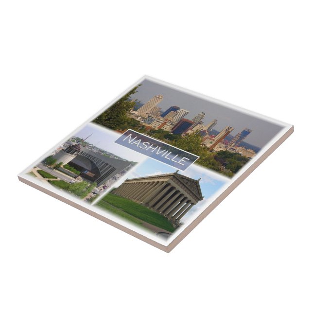 Azulejo De Cerâmica zUS037 NASHVILLE, Tennessee, Mosaico, (Lateral)