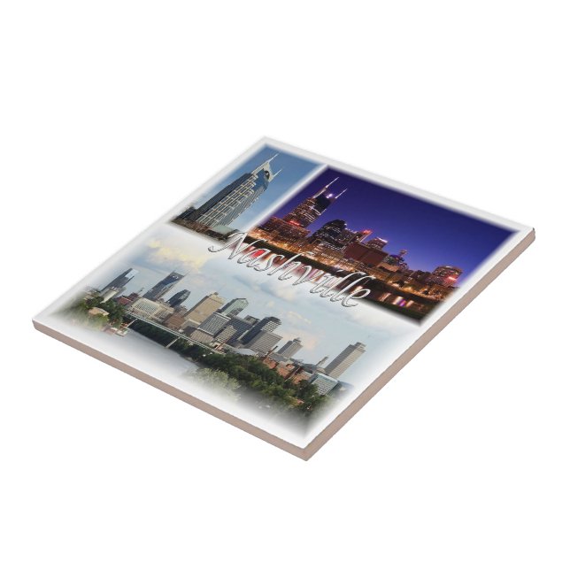 Azulejo De Cerâmica zUS052 NASHVILLE, TENNESSEE, Mosaico, (Lateral)