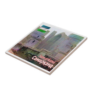 Azulejo De Cerâmica ZUZ007 SAMARKAND, Mesquita Bibi-Khanym,