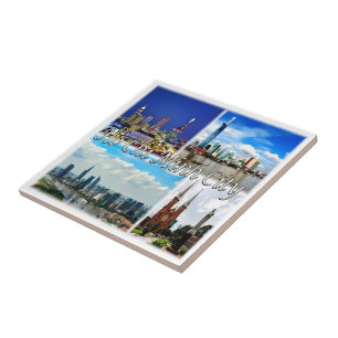 Azulejo De Cerâmica zVN013 HO CHI MINH City SAIGON, Mosaico,