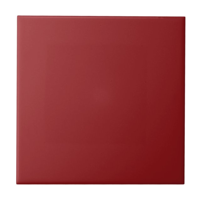 Azulejo de Cor Sólida Vermelha Simples Crimson (Frente)