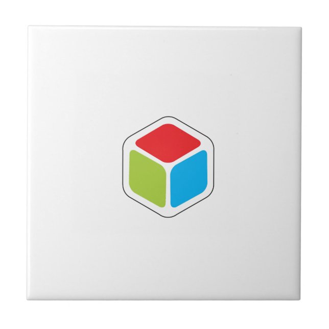 Azulejo de Cubo Cerâmico (Frente)