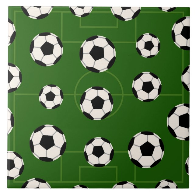 Azulejo de decoração do padrão de bola de volley d (Frente)