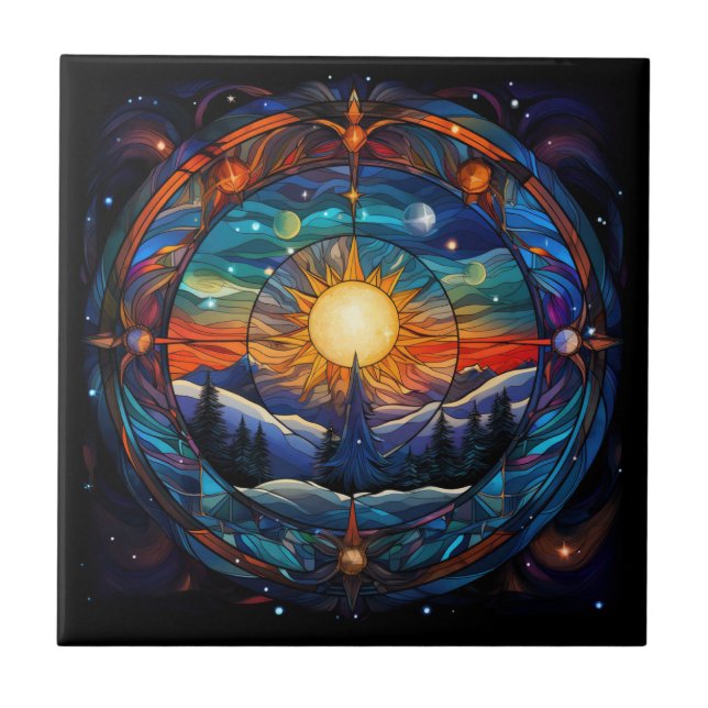 Azulejo de Escape Celestial (Frente)