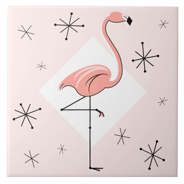 Azulejo de Estrelas Flamingo Pink Diamond (Frente)