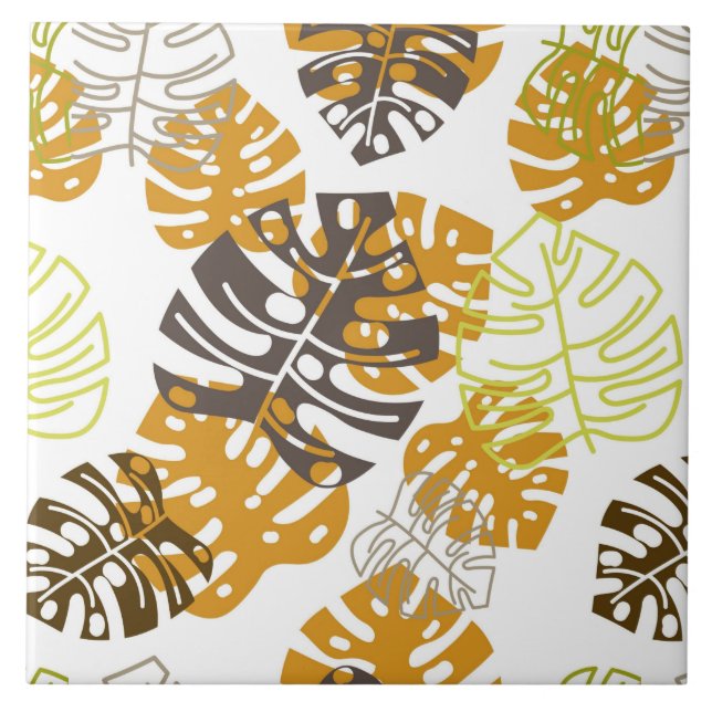 azulejo de folhas de outono (Frente)