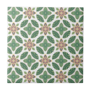 Azulejo de Folhas Verde