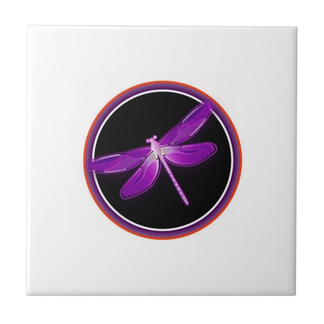 azulejo de libélula ou triveto (Frente)