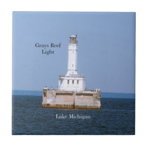 Azulejo de Luz de Recife de Cinza