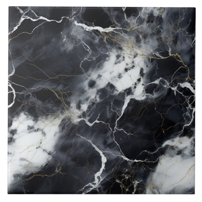 Azulejo de Mármore Dourado Luxurioso (Frente)