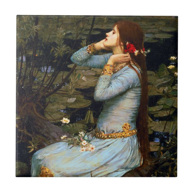 Azulejo de Ophelia do Waterhouse (Frente)