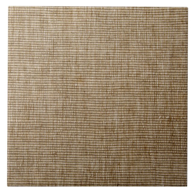 Azulejo de Padrões Naturais Rustic Burlap - Natura (Frente)