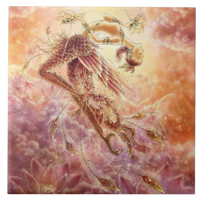 Azulejo de Thep Kinnaree (Frente)