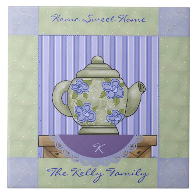 Azulejo Decorativo do Bloco de Calhas Floral (Frente)