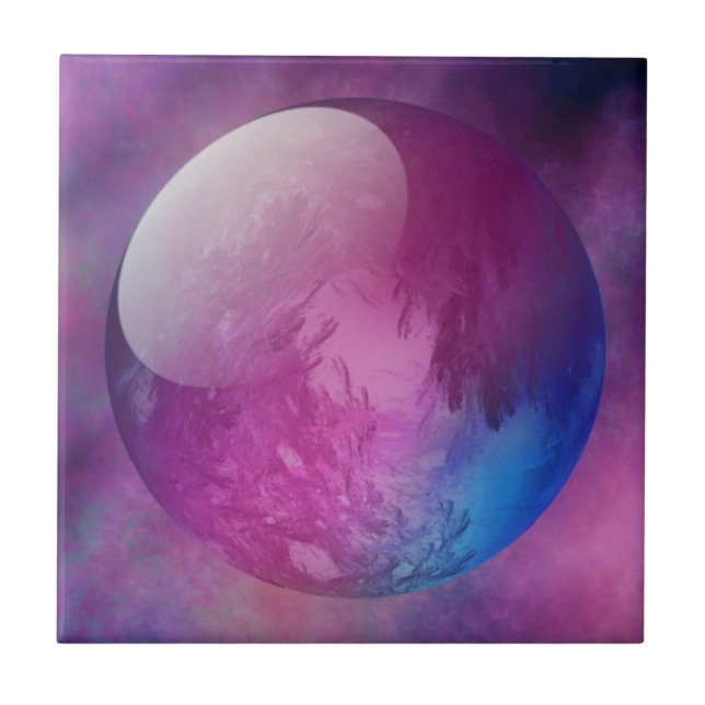 Azulejo Decorativo em algum lugar no Espaço Sidera (Frente)