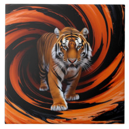 Azulejo Decorativo Tiger Gyre