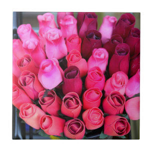 azulejo do bouquet de rosa