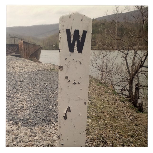 Azulejo do cargo do assobio da estrada de ferro (Frente)