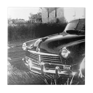 Azulejo do carro antigo de Hudson