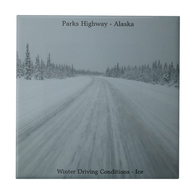 Azulejo do gelo da estrada dos parques (Frente)