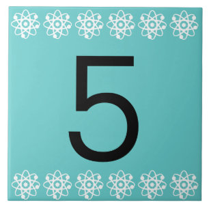 Azulejo do número atômico