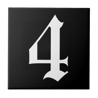 Azulejo do número gótico