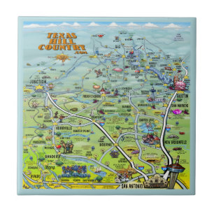 Azulejo do país do monte de Texas