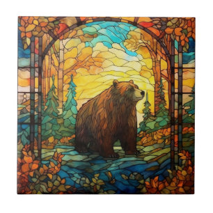 Azulejo do Urso de Vidro Estreitado