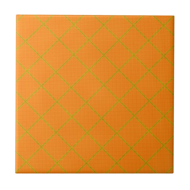 Azulejo Dourado e laranja (Frente)