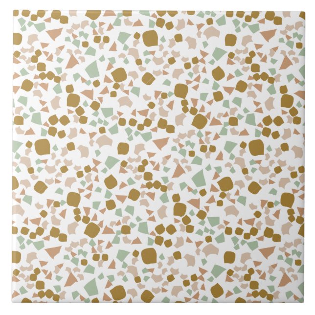 Azulejo Dourado Moderno e Simples Terrazzo (Frente)