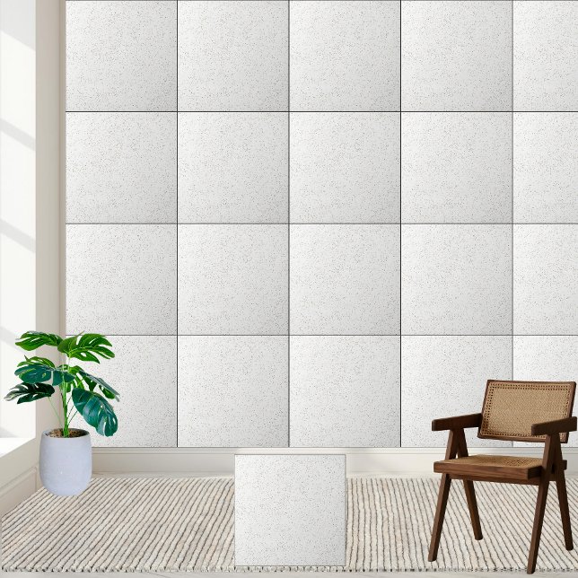 Azulejo Elegante White e Dourado Espectrado Cerâmi (Elegant White and Gold Speckled Ceramic Tile)