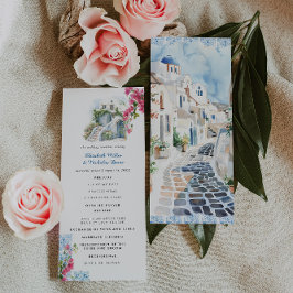 Azulejo Floral | Programa de Casamento na Grécia