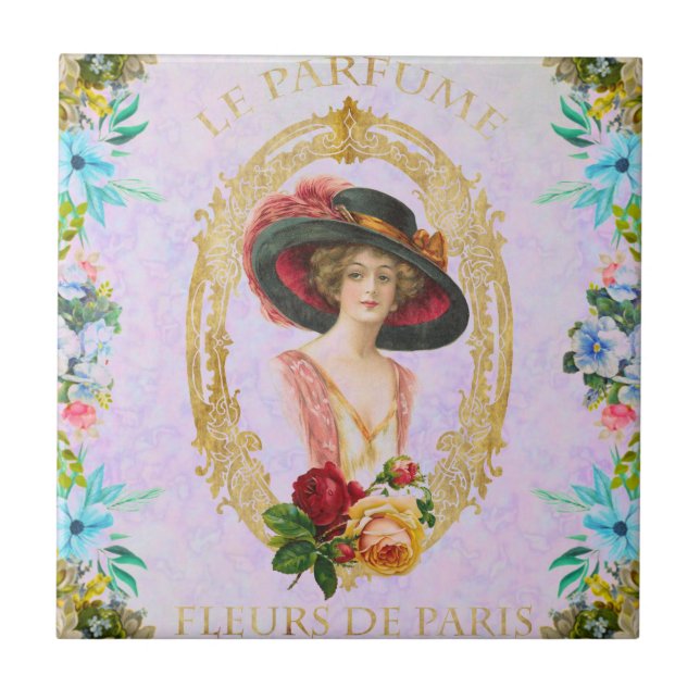 Azulejo francês Vintage (Frente)