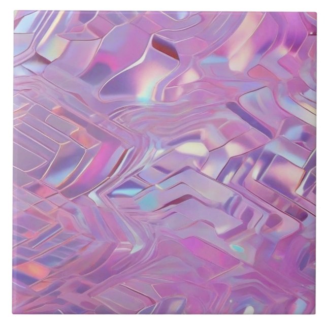 Azulejo Holográfico Cerâmico (Frente)