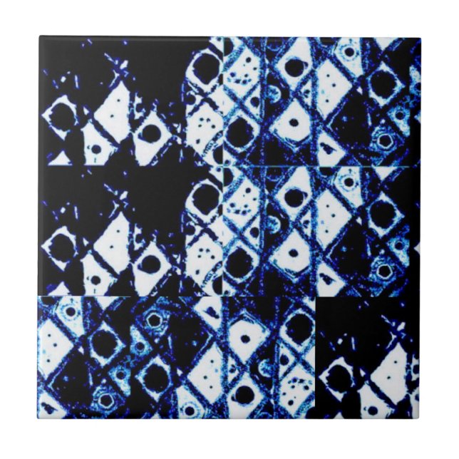 Azulejo inspirado por Shibori (Frente)