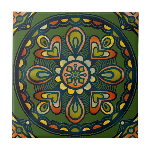 Azulejo italiano adorável (Frente)