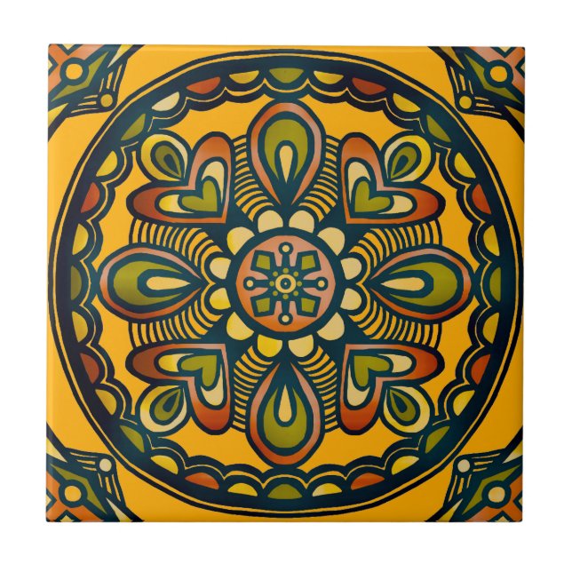 Azulejo italiano adorável (Frente)