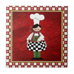 Azulejo italiano de chef