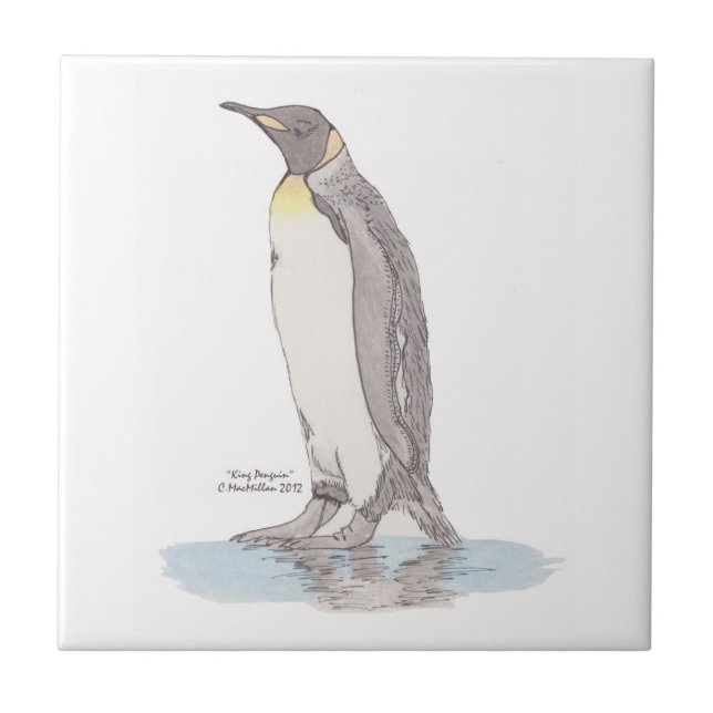 Azulejo King Penguin (Frente)