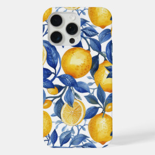Azulejo Lemons Blue Folaves