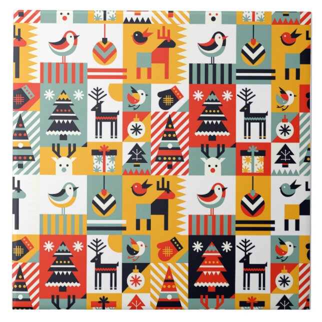 Azulejo Lisbon Patterna Talavera Cerâmica Design (Frente)