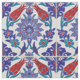 Azulejo marroquino Boho Blue Patteron Tecido de al